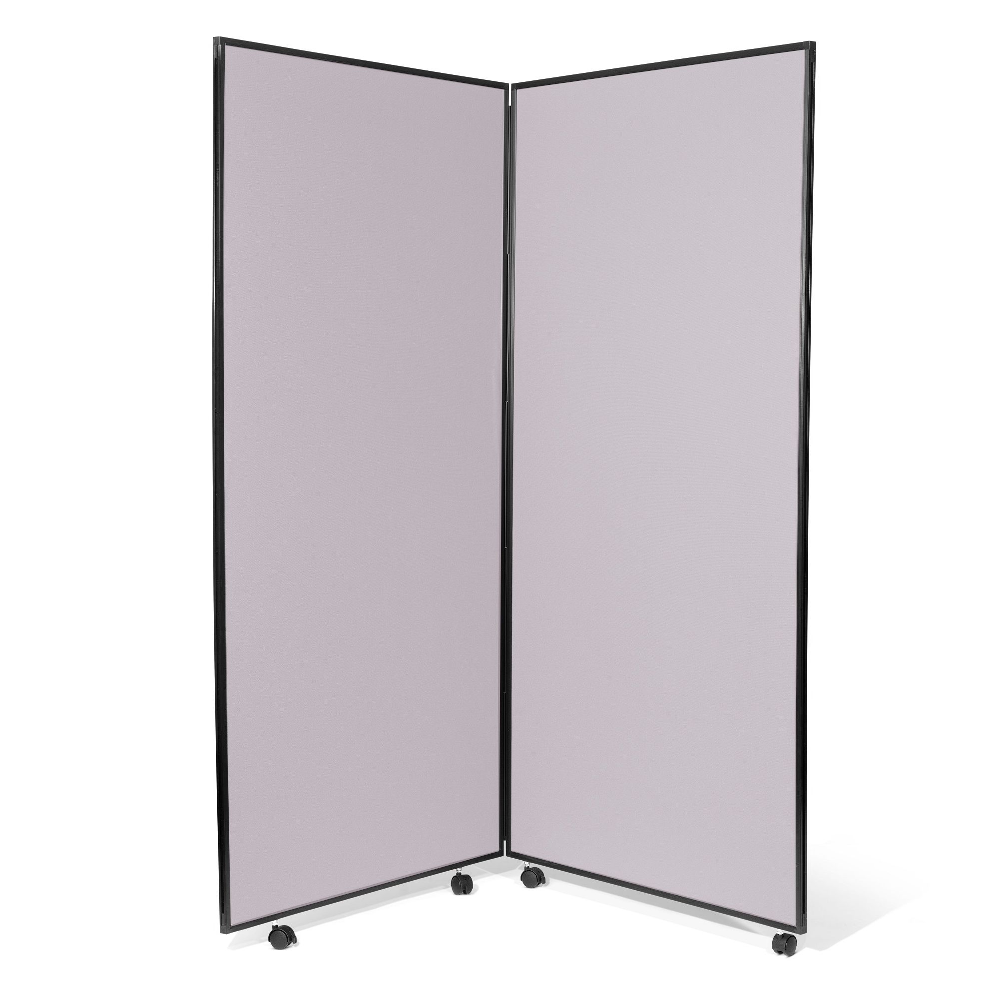 2 Panel Mobile Jumbo Display Boards Grey with a Black Frame