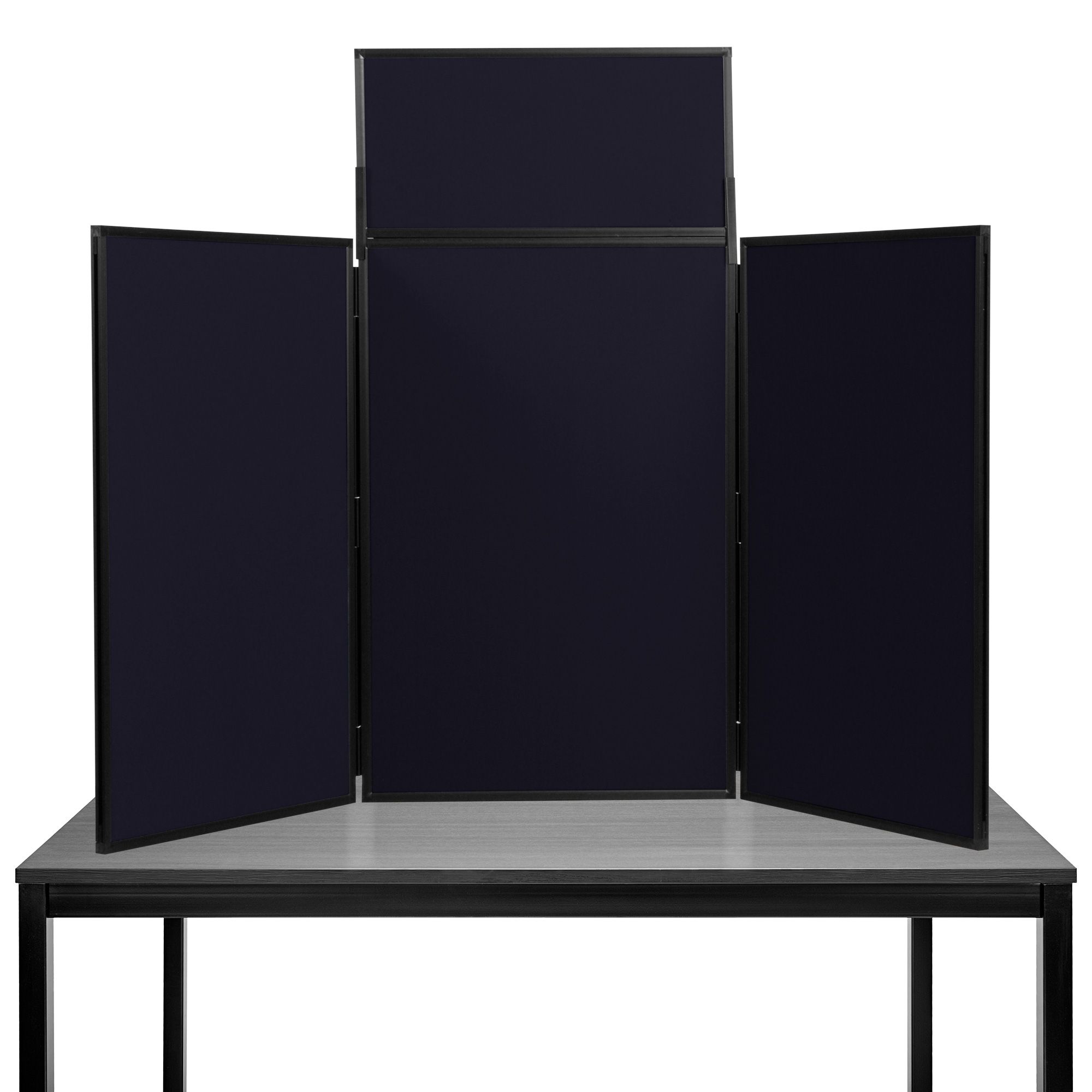 Maxi Desktop Display Boards Black with a Black Frame