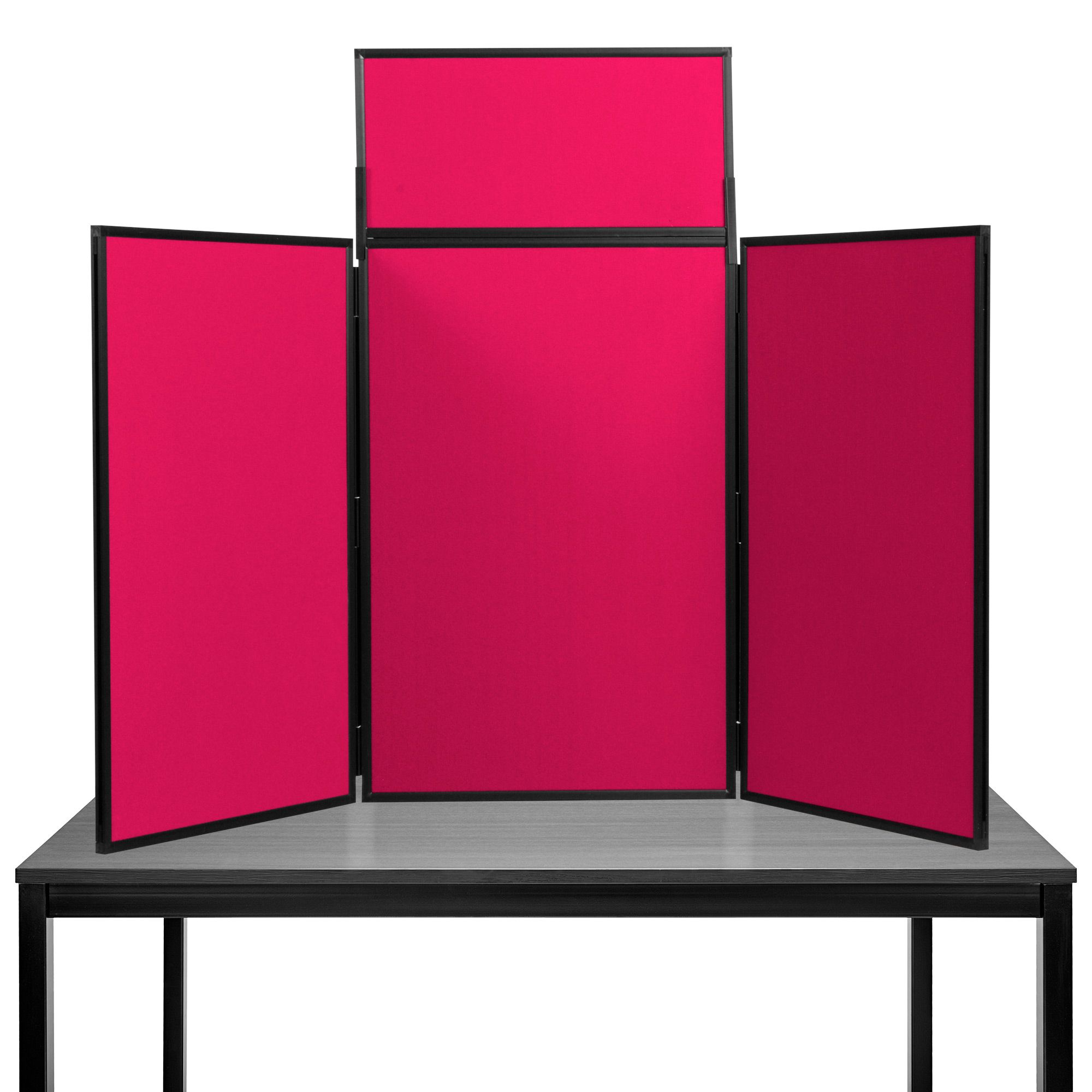 Maxi Desktop Display Boards Wine with a Black Frame