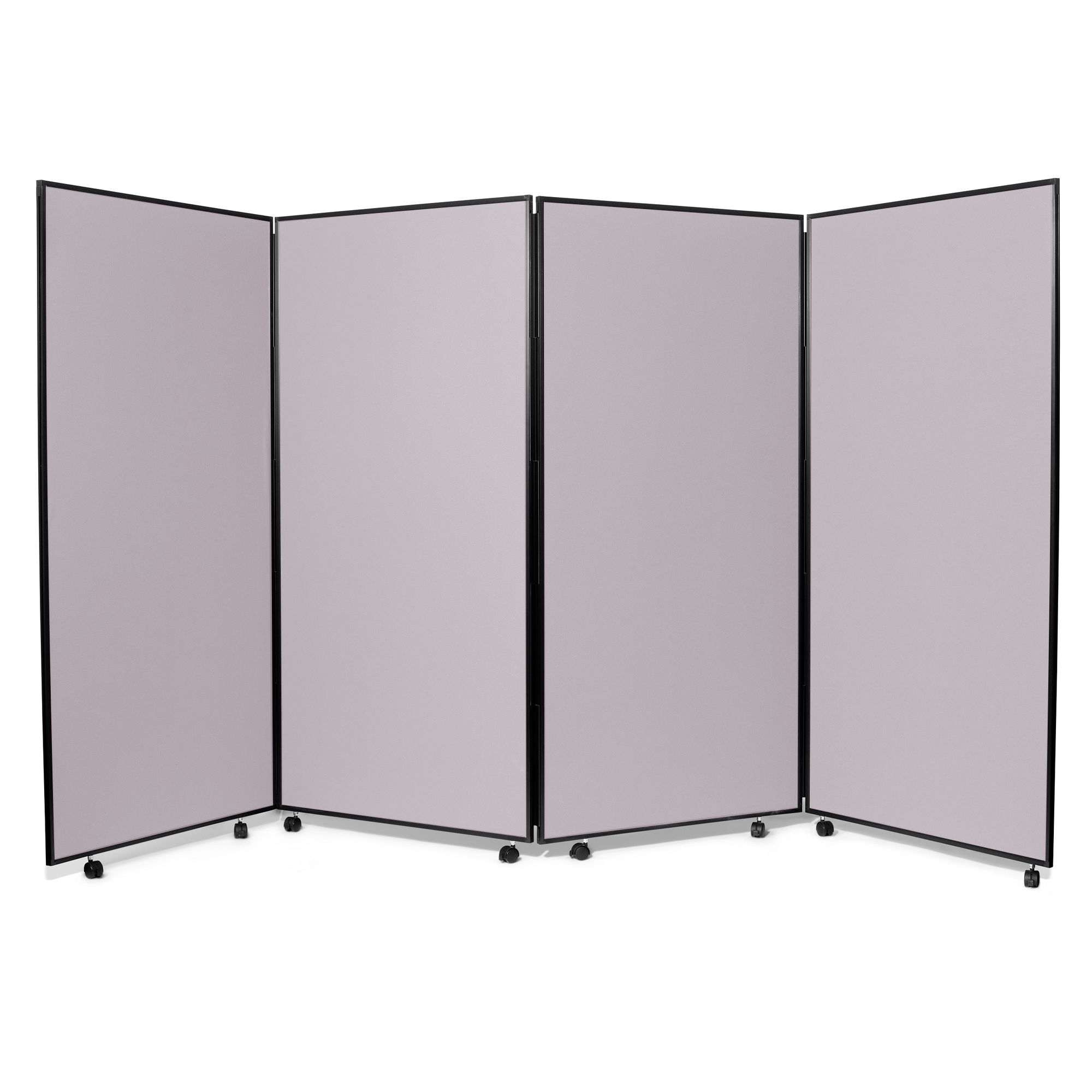 4 Panel Mobile Jumbo Display Boards Grey