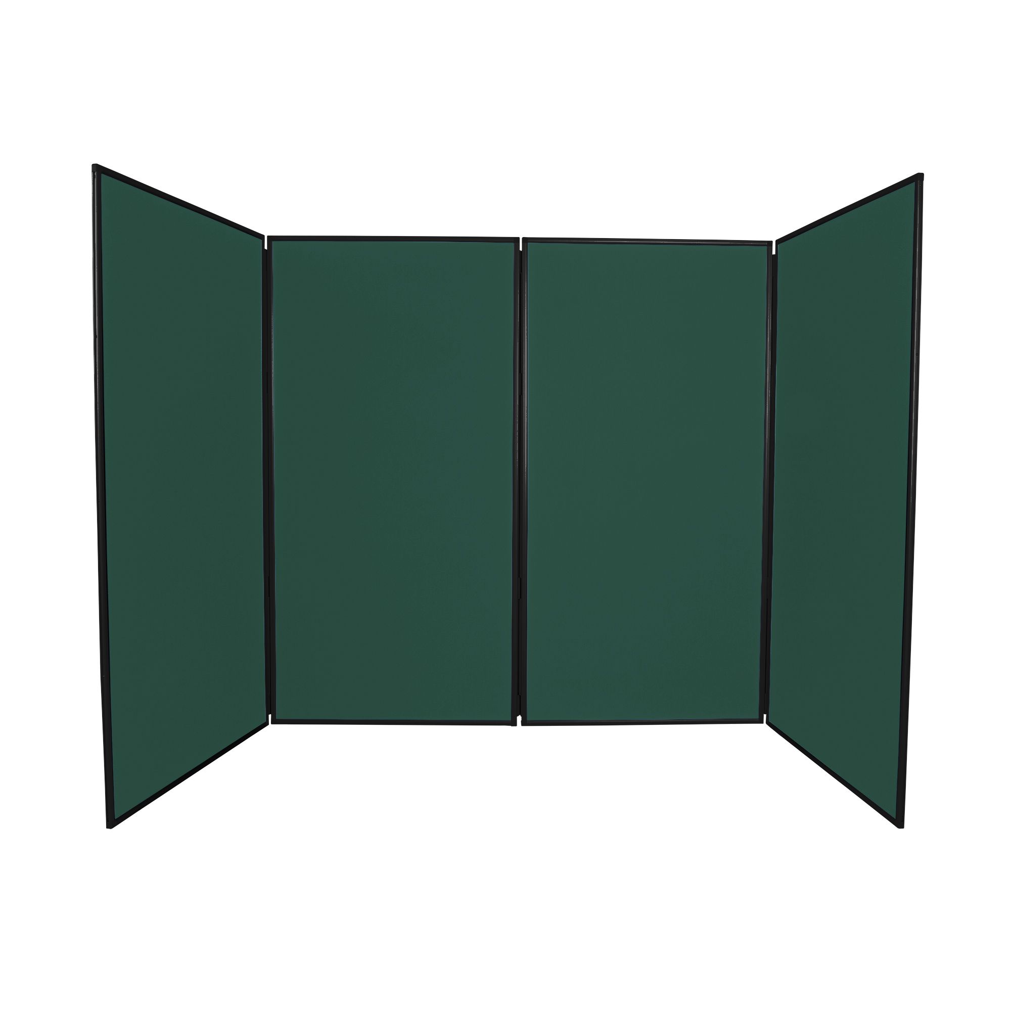 4 Panel Jumbo Display Board Bottle Green with Black Frame