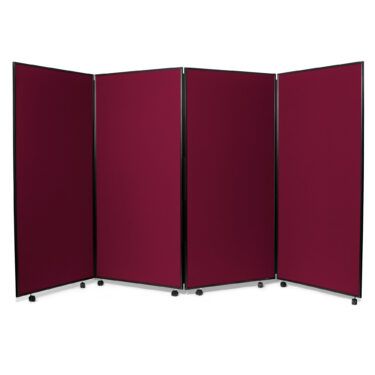 4 Panel Mobile Jumbo Display Boards Wine