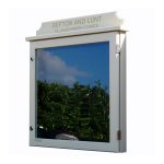 6 x A4 oak noticeboard