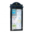 6 x A4 oak noticeboard