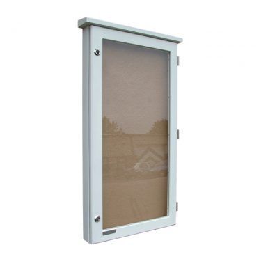 6 x A4 oak noticeboard, portrait format, in white opaque woodstain finish