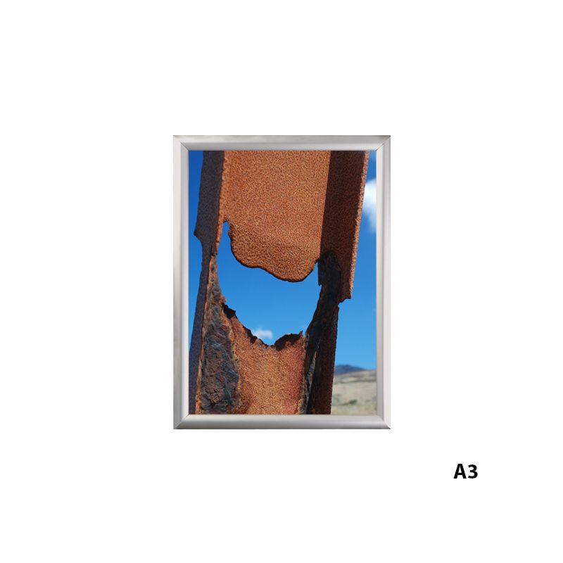 A3 Tamper-proof Security Aluminium snap frame