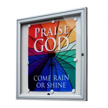 AF30-6A4 aluminium noticeboard