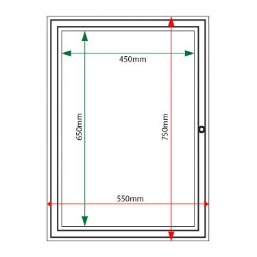 External & internal dimensions of