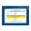 AF30-A3 aluminium noticeboard, powder-coated