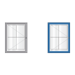 Available finishes for AF30 aluminium noticeboards