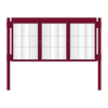 3 bay, single-sided, A1, A-Multi Contemporary aluminium noticeboard