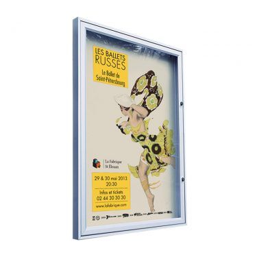 AF58-12A4 aluminium noticeboard