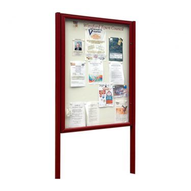 AF58-16A4 aluminium noticeboard