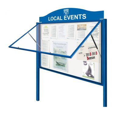 AF58-18A4 aluminium noticeboard