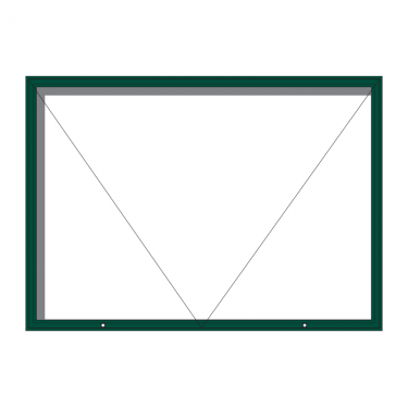 AF58-21A4 aluminium noticeboard