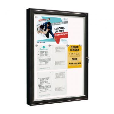 AF58-9A4 aluminium noticeboard