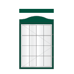 Available header options for AF58 aluminium noticeboards