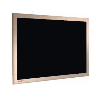 Wood Frame Premier Felt Noticeboard Black fabric