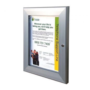 Budget aluminium poster case