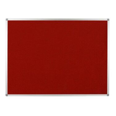 Aluminium Framed Noiceboard Gernium Red