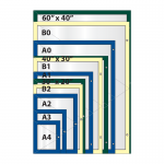 Colour Budget poster case, size diagramme