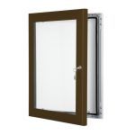 Colour Budget poster case, Chocolate Brown