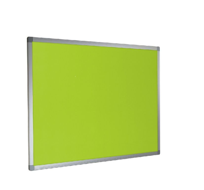 Festival Aluminium FRame Aluminium Framed Noticeboard Fiesta Fabric Festival Green