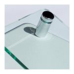 Glass-effect acrylic swatch