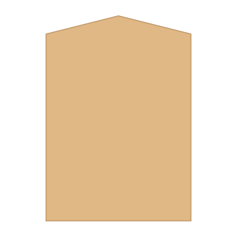 A1 portrait, veneered honours board, gable top