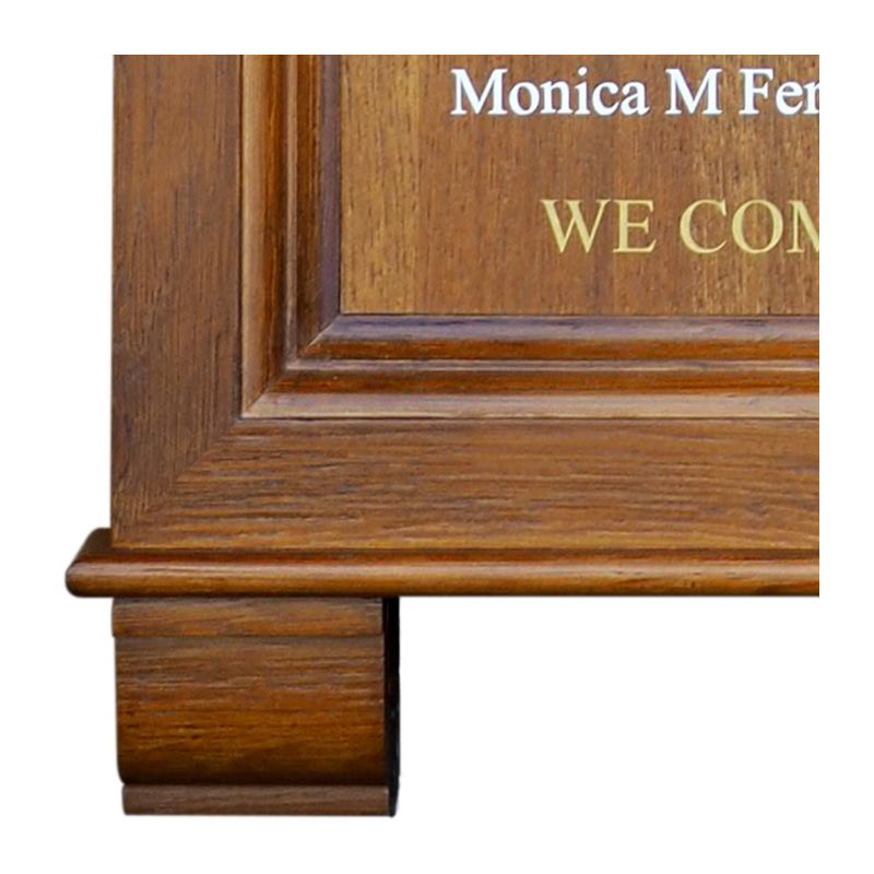 Detail of HOM-CC honours board corbel
