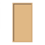 600mm x 900mm, framed, hardwood honours board, straight top