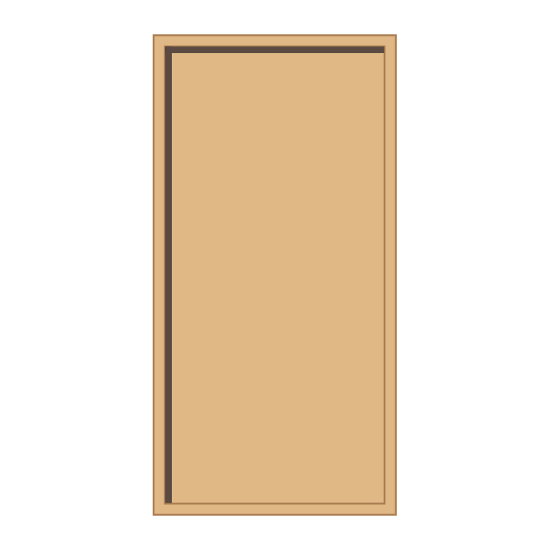600mm x 900mm, framed, hardwood honours board, straight top