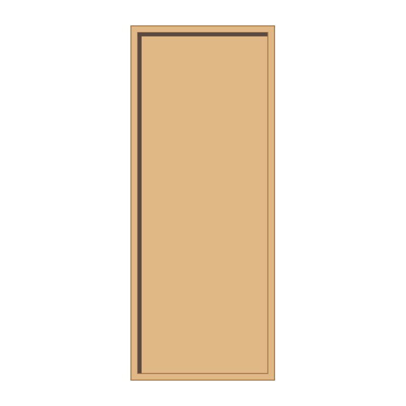 600mm x 1500mm, framed, hardwood honours board, straight top