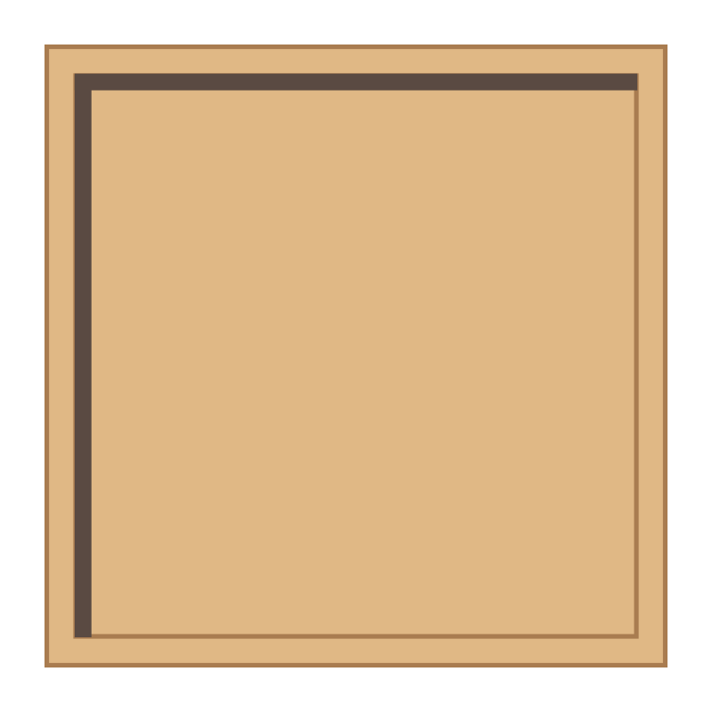 600mm square, framed, hardwood honours board, square top