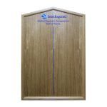 600mm x 900 mm portrait format, HOM/2framed honours board with gable top, Barclaycard