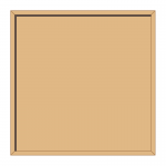 1200 x 1200mm square, framed, hardwood honours board, straight top