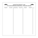 Illustration showing typical layout of inscriptions for honours board HOM3/1212S