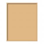 1200 x 1500mm portrait, framed, hardwood honours board, straight top