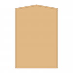 1200 x 1800mm portrait, framed, hardwood honours board, gable top