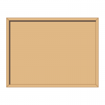 1200 x 900mm landscape, framed, hardwood honours board, straight top