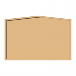 1800 x 1200mm landscape, framed, hardwood honours board, gable top