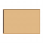 1800 x 1200mm landscape, framed, hardwood honours board, straight top