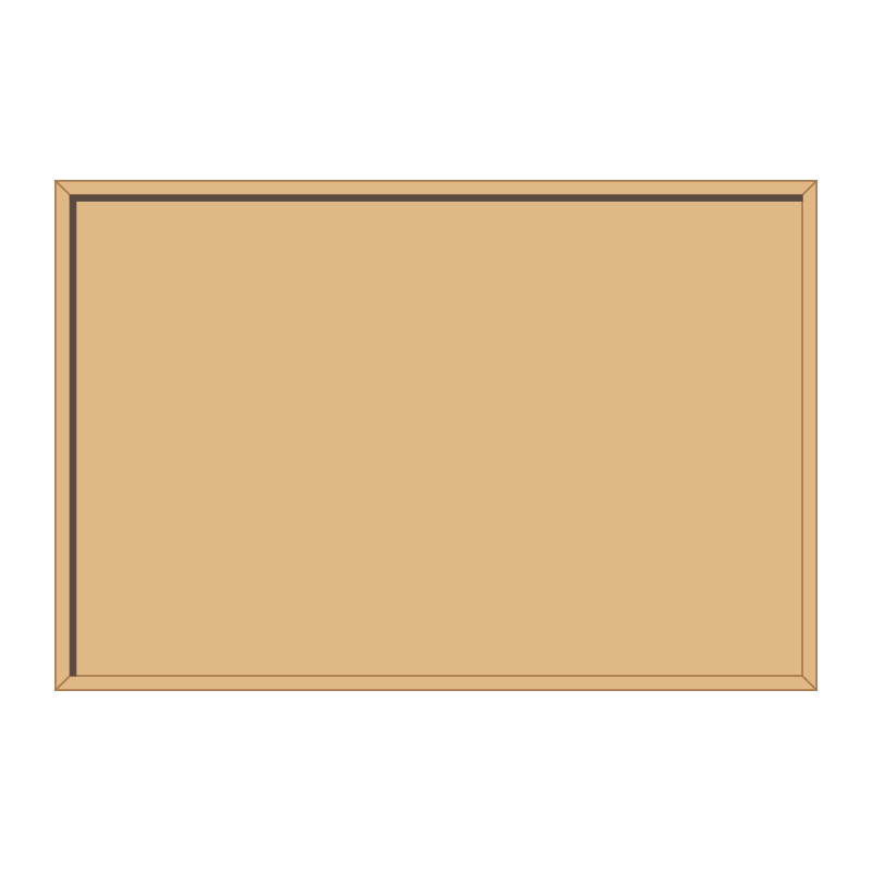 1800 x 1200mm landscape, framed, hardwood honours board, straight top