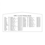 Illustration showing typical layout of inscriptions for honours board HOM3/189G