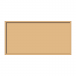 1800 x 900mm landscape, framed, hardwood honours board, straight top