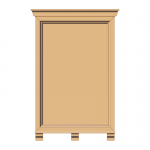 HOMCC/69 honours board, with solid timber frame, cornice and corbels