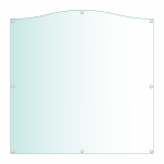 Acrylic Honours Board 1200 x 1200mm, square with bow top