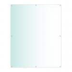 Acrylic Honours Board 1200 x 1500mm, portrait with straight top