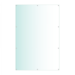 Acrylic Honours Board 1200 x 1800mm, portrait with straight top