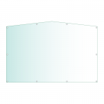 Acrylic Honours Board 1800 x 1200mm, landscape with gable top